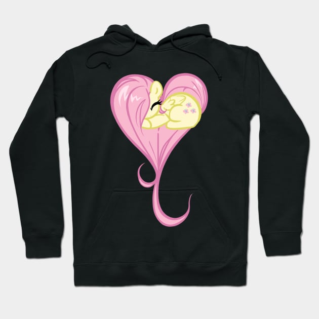 Heart Of Fluttershy Hoodie by BambooDog